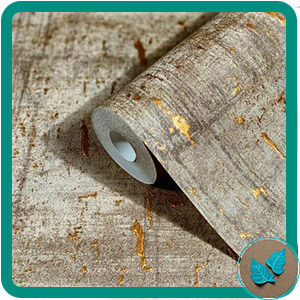 کاغذ دیواری طرح پتینه - برگ شنی